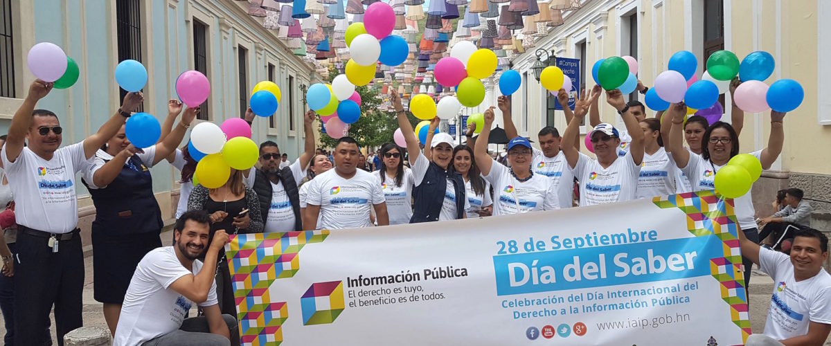 EL INSTITUTO DE ACCESO A LA INFORMACIÓN PÚBLICA DE HONDURAS CELEBRA EL ¨EL DÍA DEL SABER¨