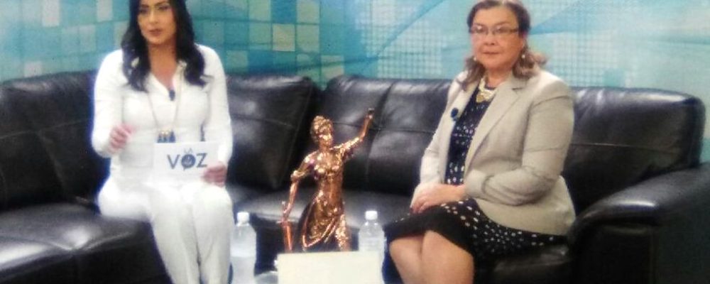 LA COMISIONADA PRESIDENTA DEL INSTITUTO DE ACCESO A LA INFORMACIÓN PÚBLICA, SUYAPA THUMANN CONDE EN EL PROGRAMA “LA VOZ DEL COLEGIO DE ABOGADOS DE HONDURAS”