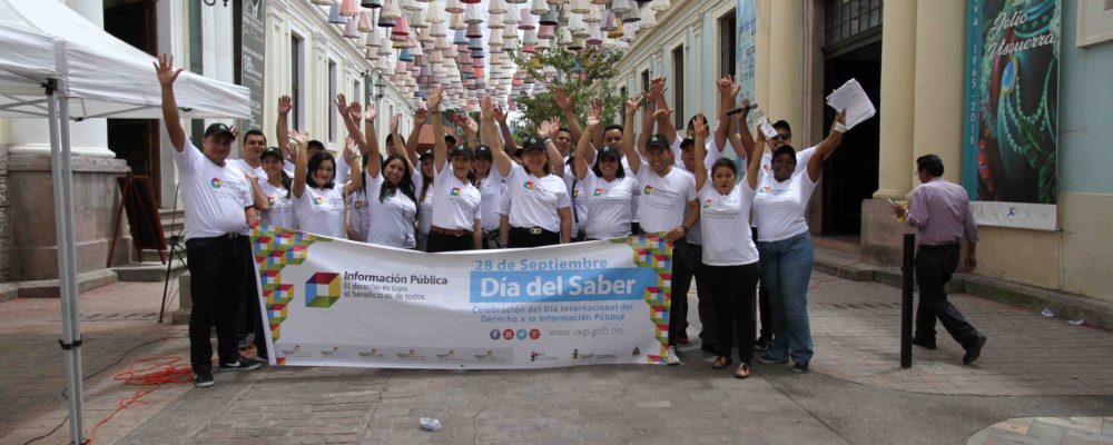 EL INSTITUTO DE ACCESO A LA INFORMACIÓN PÚBLICA DE HONDURAS CONMEMORA EL DÍA INTERNACIONAL DEL DERECHO DE ACCESO A LA INFORMACIÓN O ¨EL DÍA DEL SABER¨