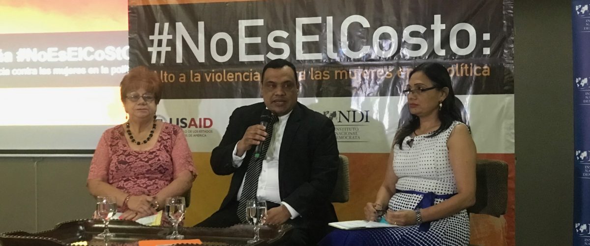 IAIP participó en el Lanzamiento de la Campaña «Alto a la Violencia Contra las Mujeres en la Política»