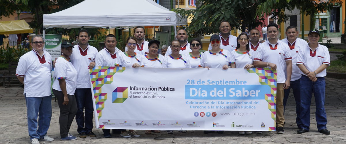 El Instituto de Acceso a la Información Pública Honduras, celebra el «el día del saber»