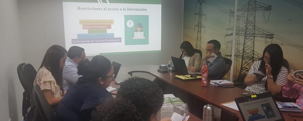 IAIP capacitó a Servidores Públicos de la Secretaría de Estado en el Despacho de Energía