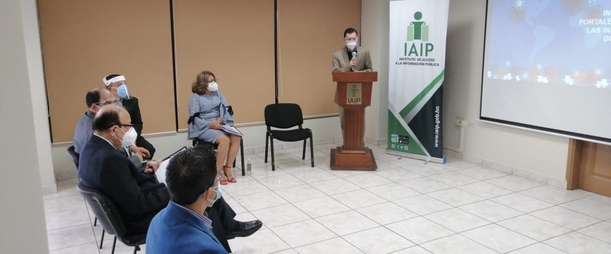 IAIP presenta Informe de Verificación de la Información de Oficio en los Portales de Transparencia de las Instituciones Obligadas en el marco de la Emergencia por el COVID-19