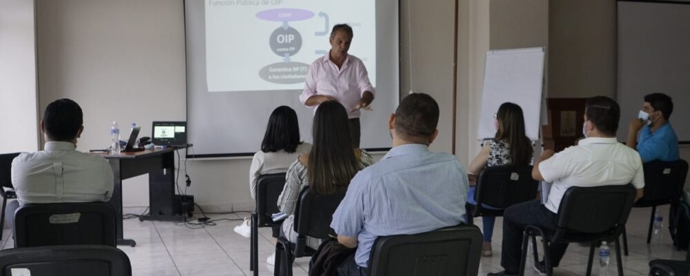 Concluyen jornadas de capacitación presencial para OIPs, actividad conjunta entre el IAIP y la OACNUDH.