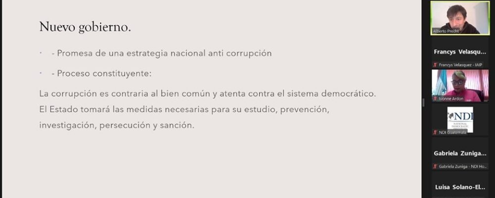 La Comisionada Ivonne Ardón participó en la Cuarta Reunión Red Regional de Transparencia y Anticorrupción